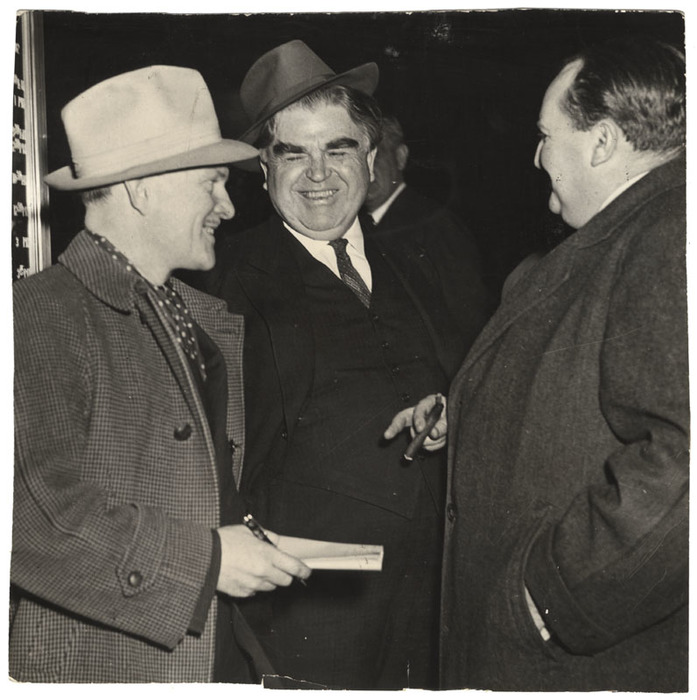 [John L. Lewis, reporter, and man]