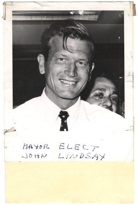 Mayor Elect John Lindsay