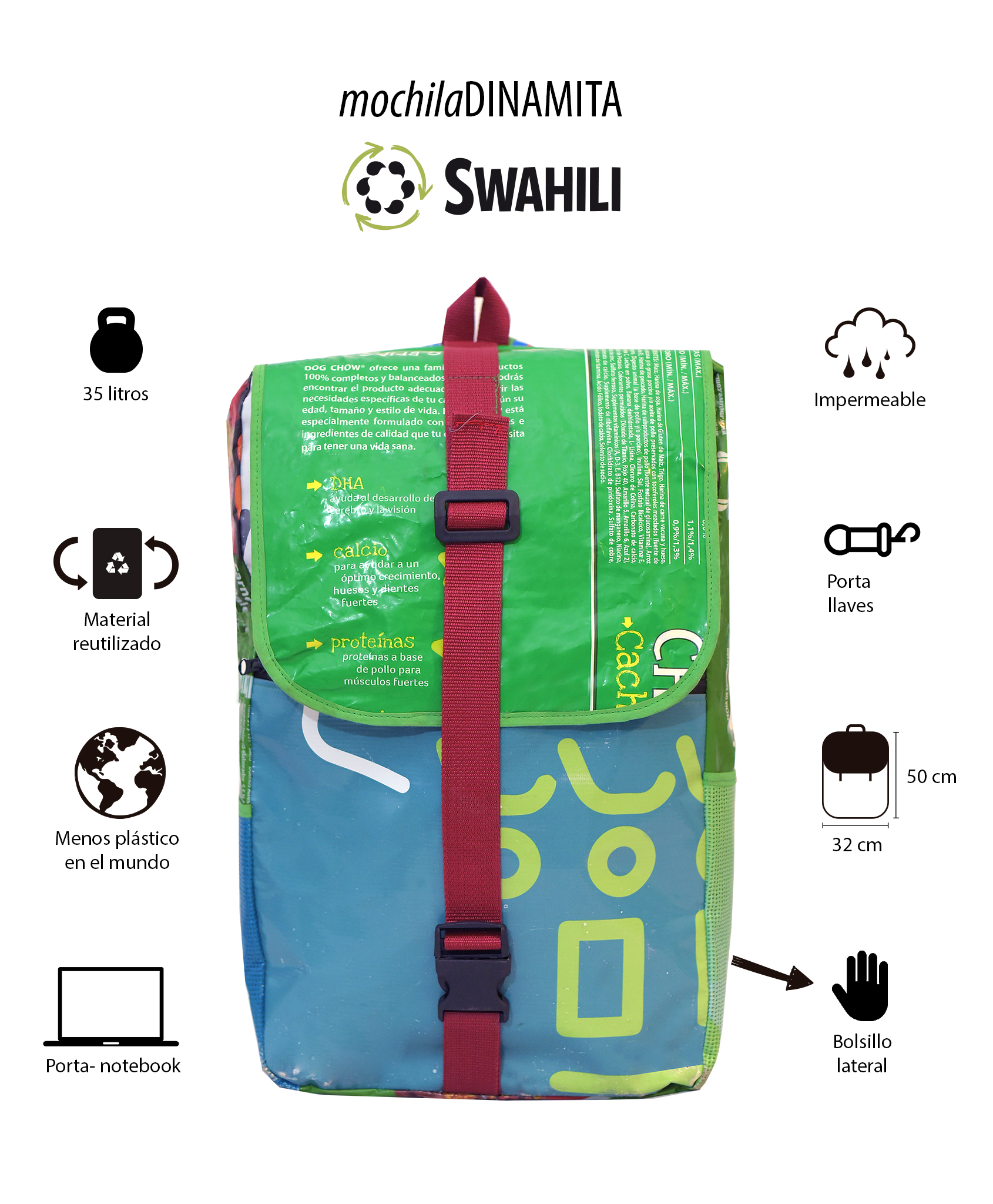 Swahili mochilas hotsell