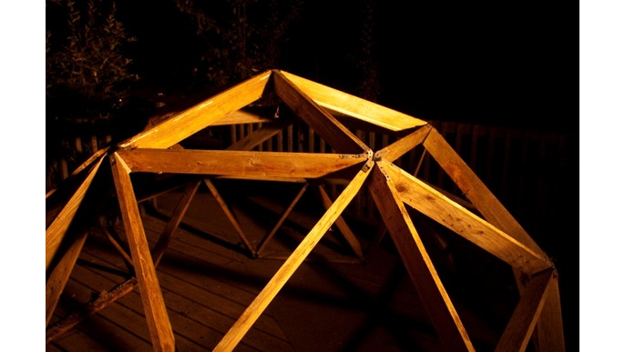 Construcción Cúpula Geodésica - Ideame