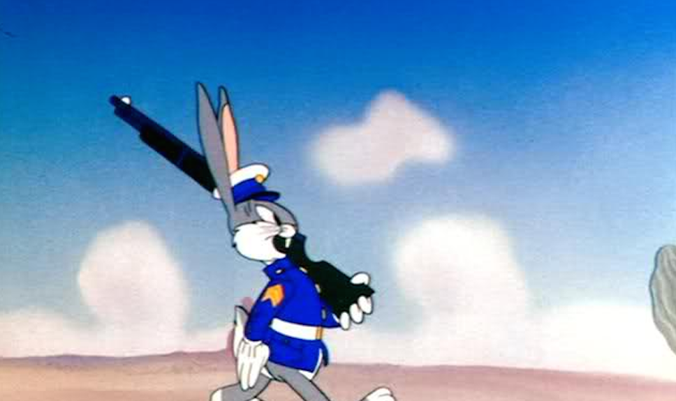 Here's Honorary Devil Dog Bugs Bunny Singing the Marines' Hymn The