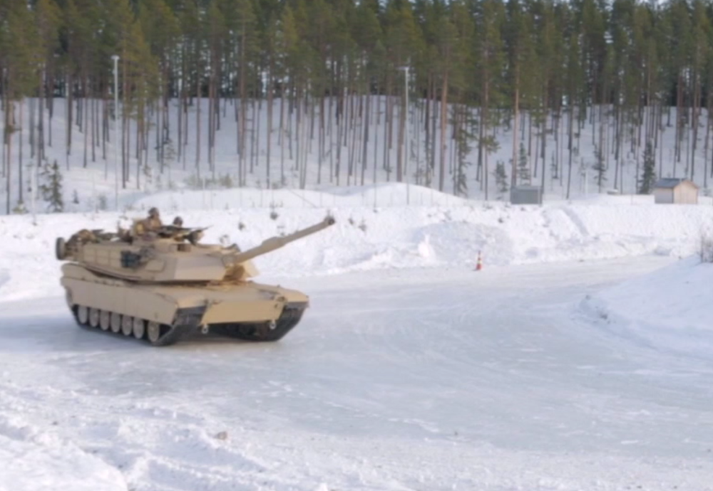Watch This U.S. Tank Ice Skate in the Norwegian WoodsThe SITREP