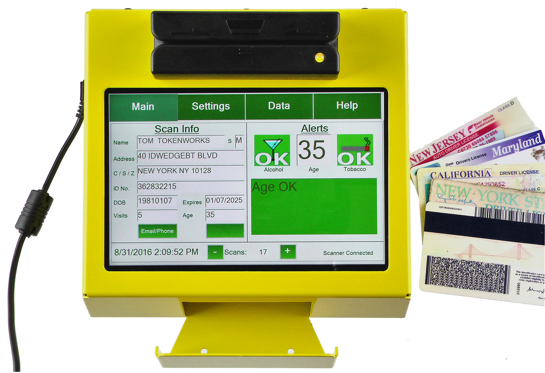 ID Scanner Age Verifier