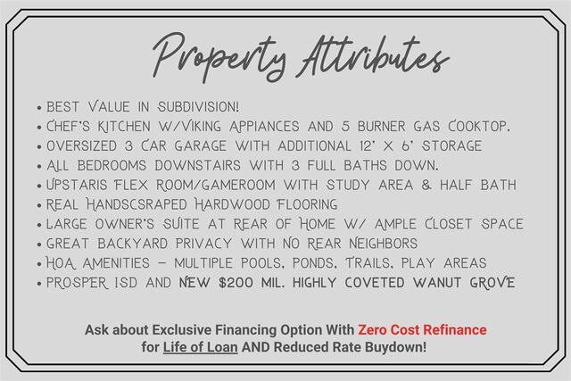 840 Butchart, Drive Prosper, TX photo 40