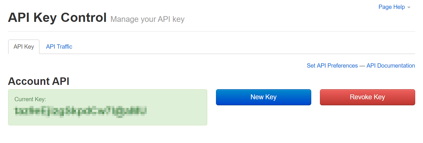 api key navigation