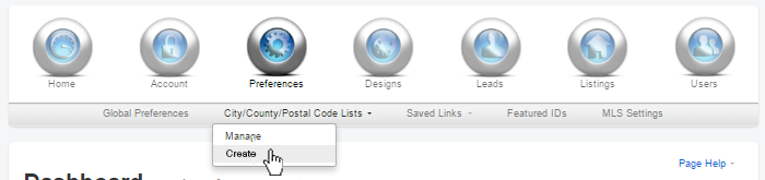 Custom List Navigation