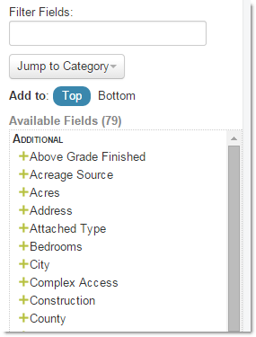 advanced fields