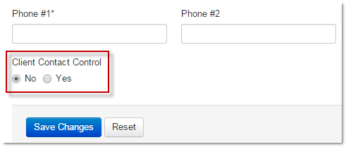 contact control
