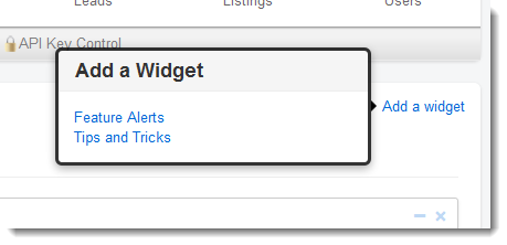 Add a Widget