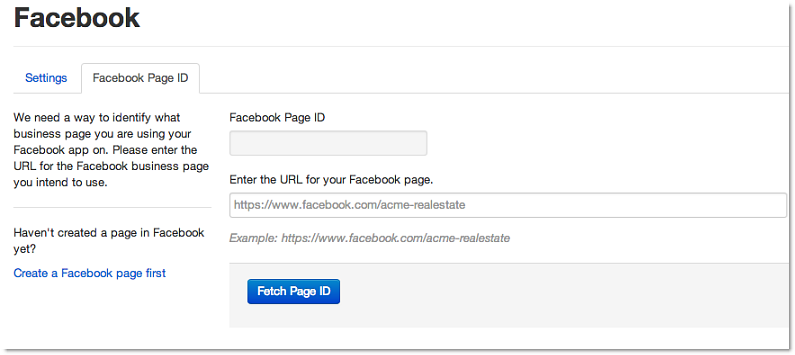 Facebook ID
