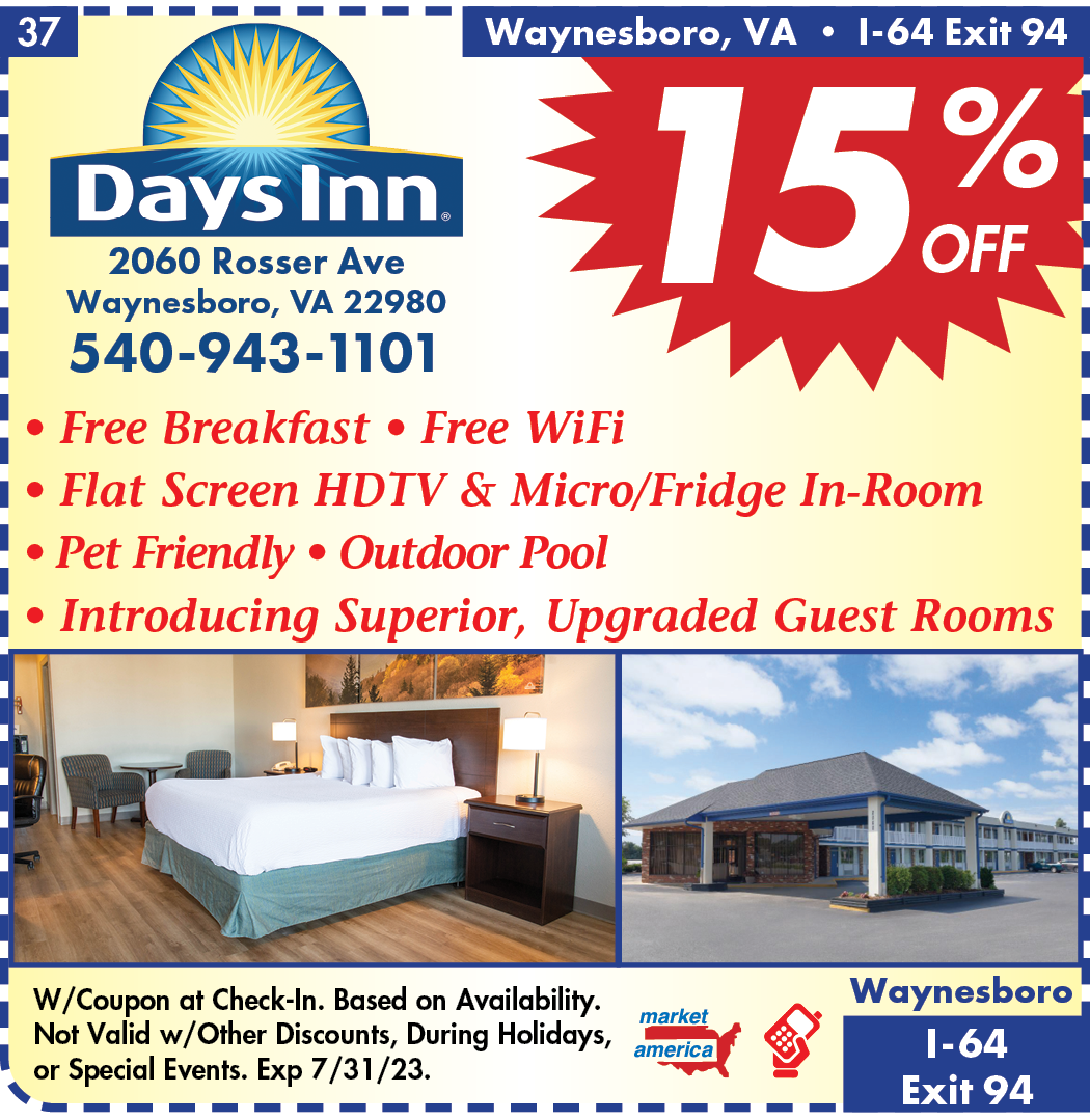 Days Inn - Exit 94 along I-64 in Virginia | TravelCoupons.com