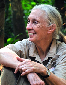 Jane Goodall, Ph.D., DBE, Founder, the Jane Goodall Institute & UN Messenger of Peace Jane Goodall, Ph.D., DBE, Founder, the Jane Goodall Institute & UN Messenger of