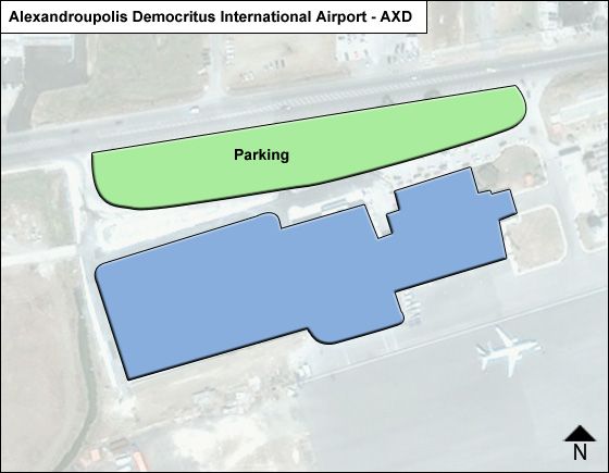 Alexandroupolis Democritus AXD Terminal Map