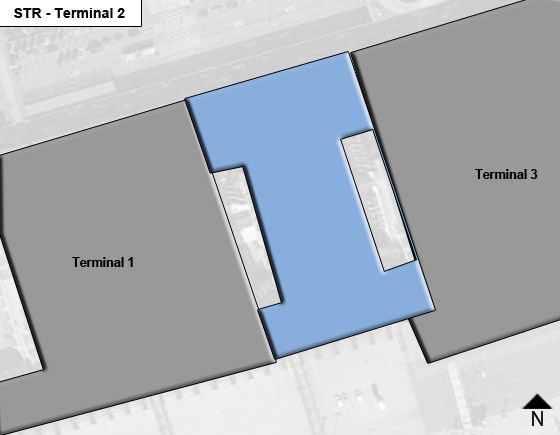 Stuttgart STR Terminal Map