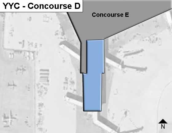 Calgary YYC Terminal Map