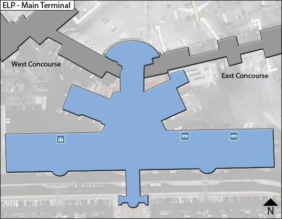 Elps Line Map El Paso Airport Map: Guide To Elp’S Terminals – OENXGD