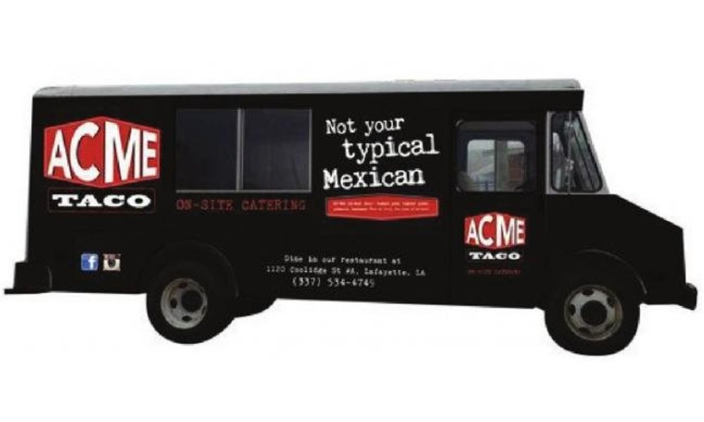 Lafayette, LA Acme Taco rolls out a food truck Mobile Food News