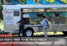 Tuscaloosa, AL: University of Alabama Hosts First Ever Food Truck Rally
