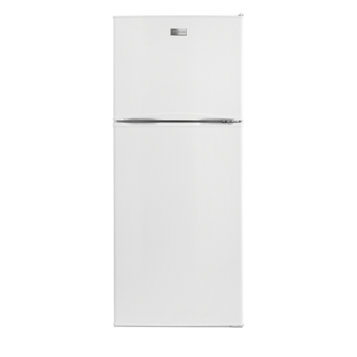 Frigidaire 10 C/F Refrigerator with Top Freezer, Glass Shelves, No Ice