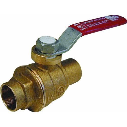 Mueller/B & K Brass Full Port Ball Valve Solder