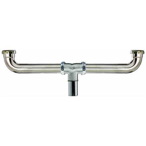 Plumb Pak/Keeney Mfg. Center Outlet Continuous Waste Slipjoint Brass