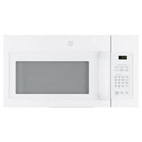 General Electric Microwave 1.6 C/F  Over-The-Range, 1000 Watts, 2 Speed, 300 CFM Vent, Convertible, JNM3163DJWW,White