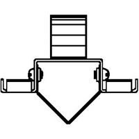 Amcraft Tools Duct Tool, 1-1/2" Red 90deg V or Miter Cut