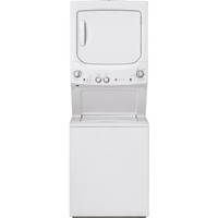 General Electric 27" Electric Laundry Center, 3.2 C/F Washer, 5.9 C/F Dryer, 11 Wash Cycles, 4 Dryer Cycles, GUD27ESSMWW, White