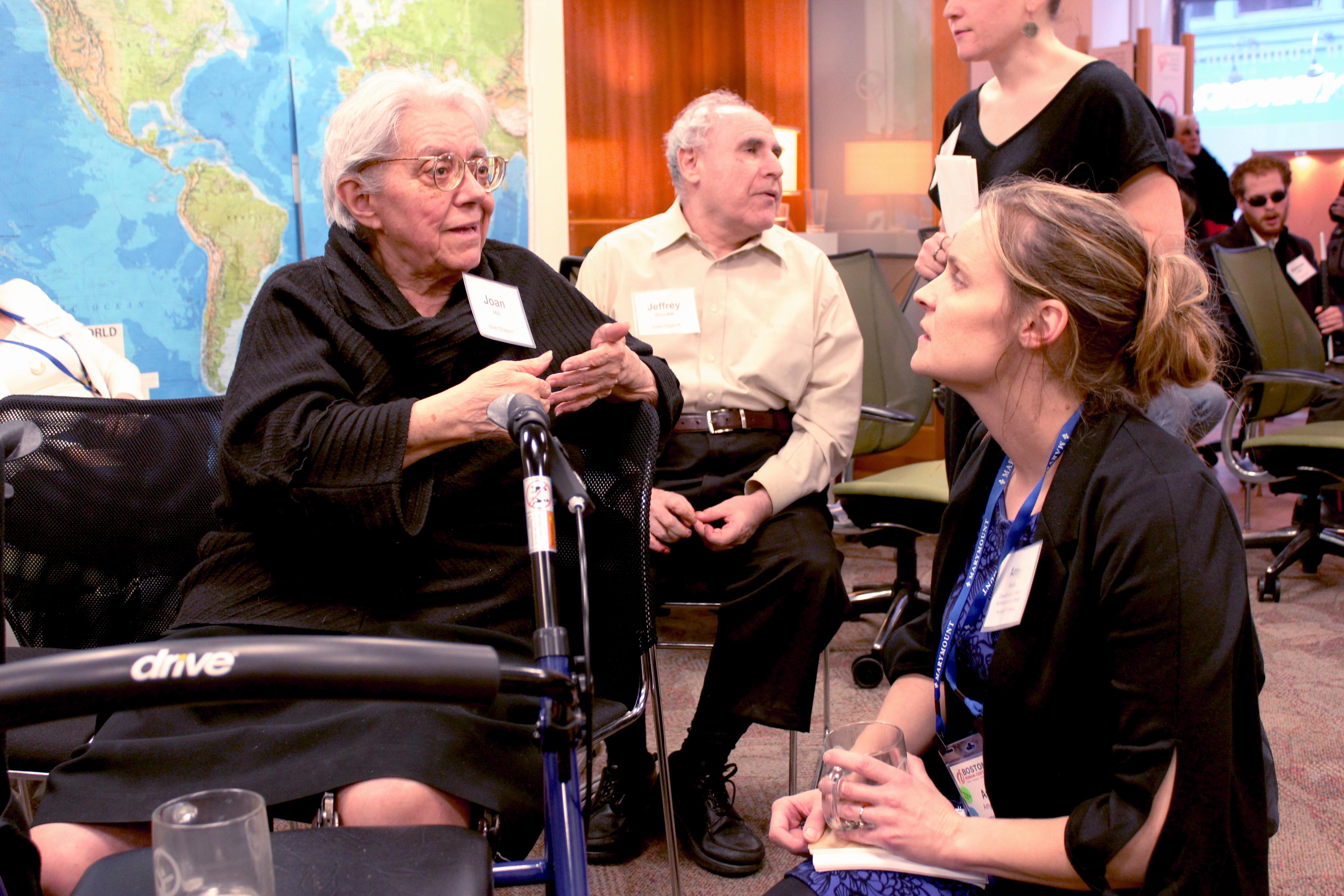 elderly people attending an ada educational lecture