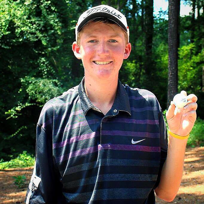 Tanner Cards Hole-in-One During E-Z-GO Championship