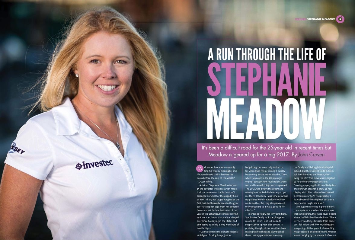 IJGA alum Stephanie Meadow featured in Irish Golfer Magazine
