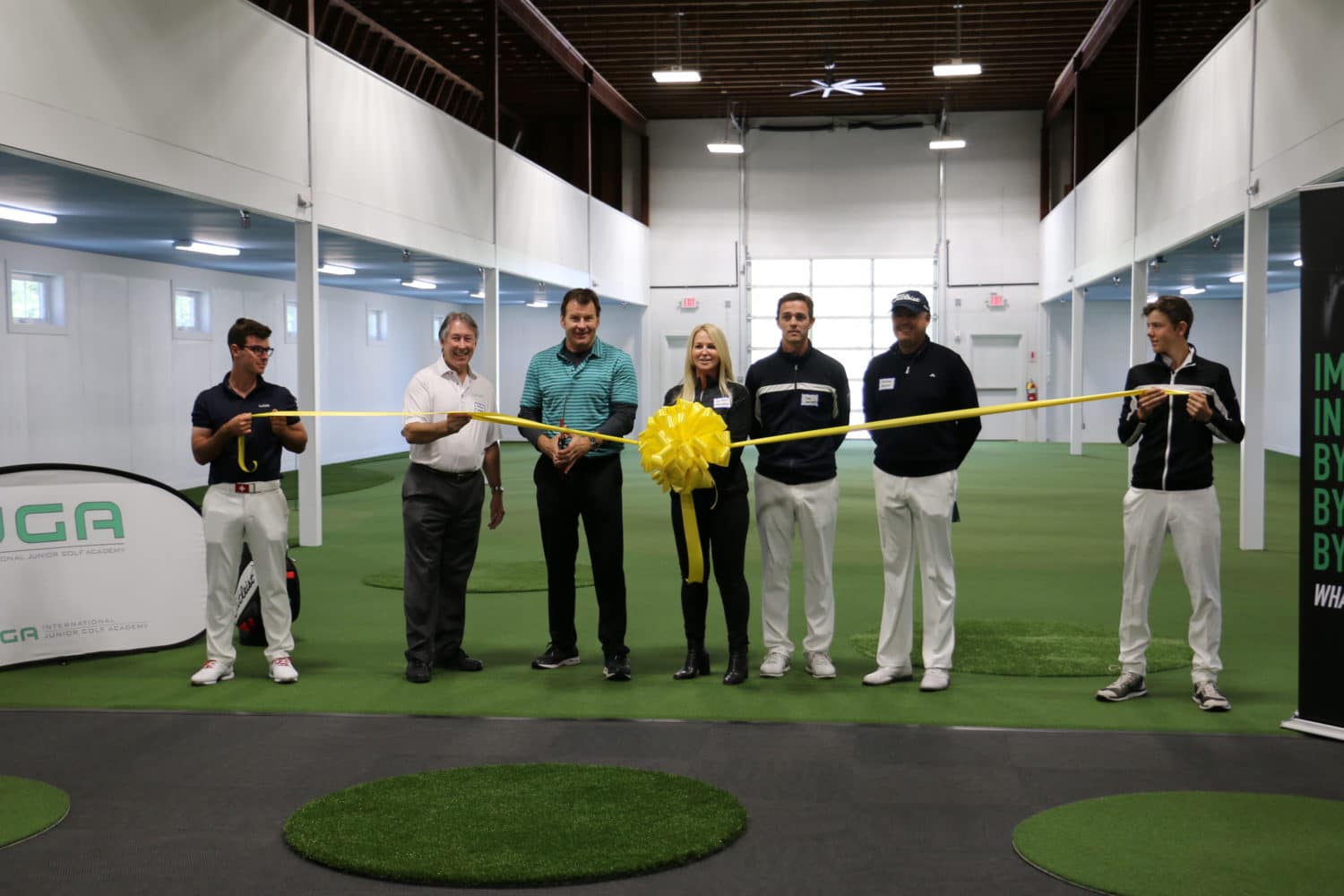Golf Legend Nick Faldo Presides over IJGA Ribbon-Cutting Ceremony