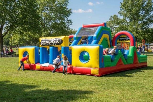 San Jose Birthday Party Obstacle Course Rentals