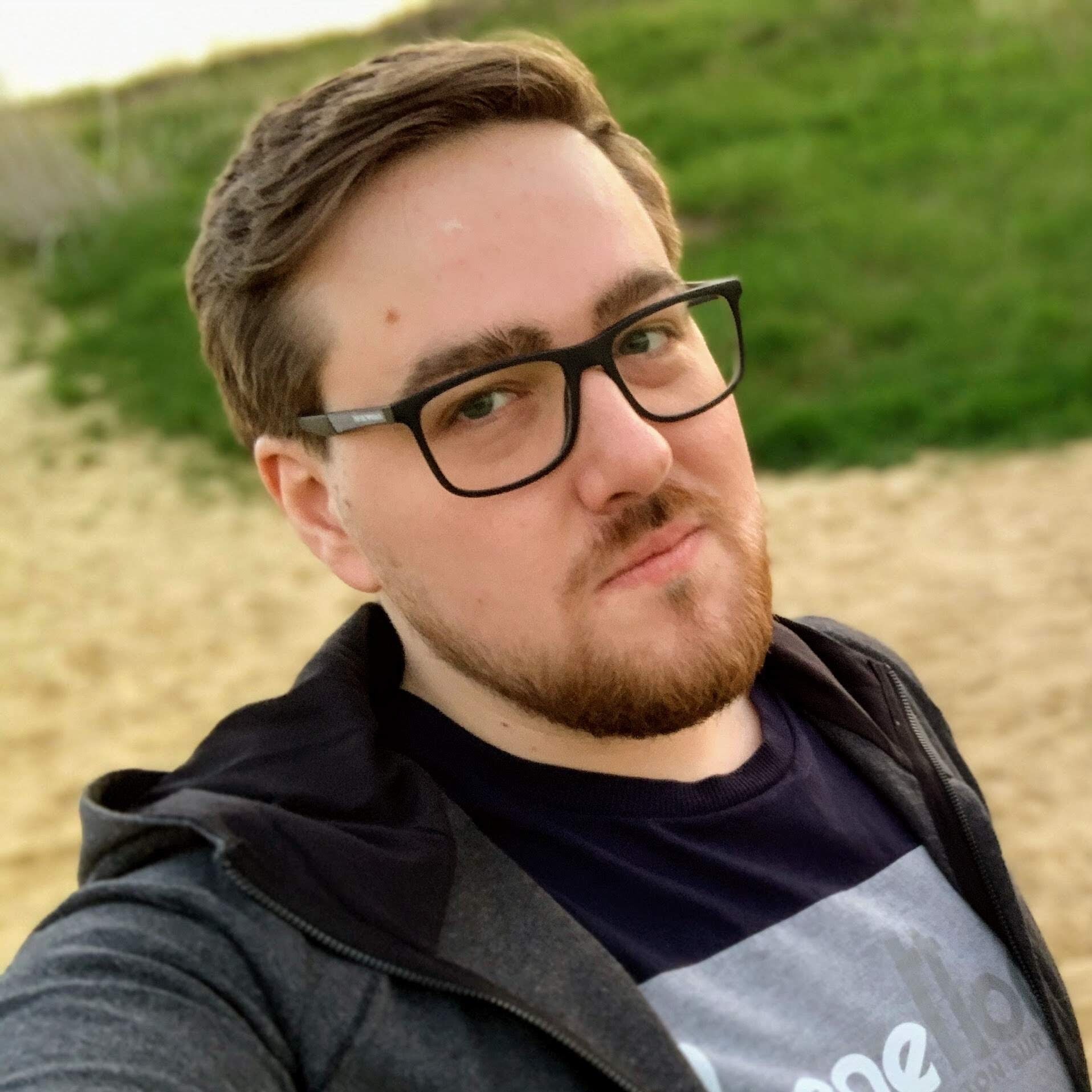 A photo of a curator