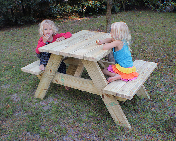 My two oldest stinkers enjoying the table :)