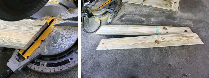 Don't get ahead of yourself: Cut at OPPOSING ANGLES