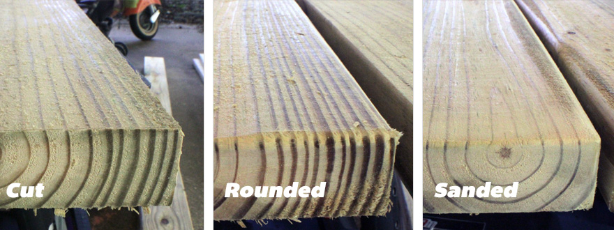 Not necessary, but routing and sanding the edges make it MUCH nicer.