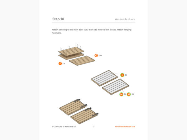 Media Console Table - Digital Plans - Image 5