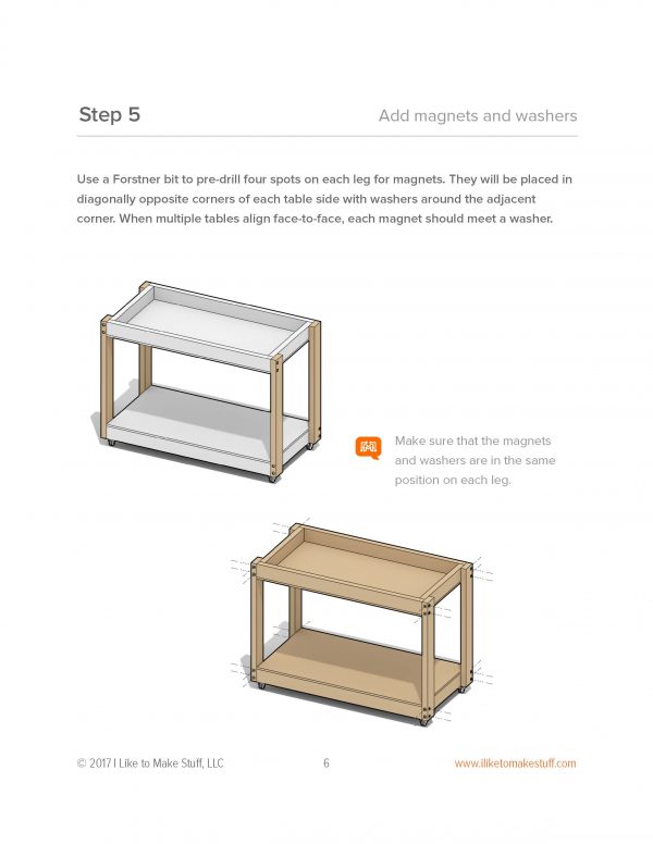 how to make simply modular work table bench plans