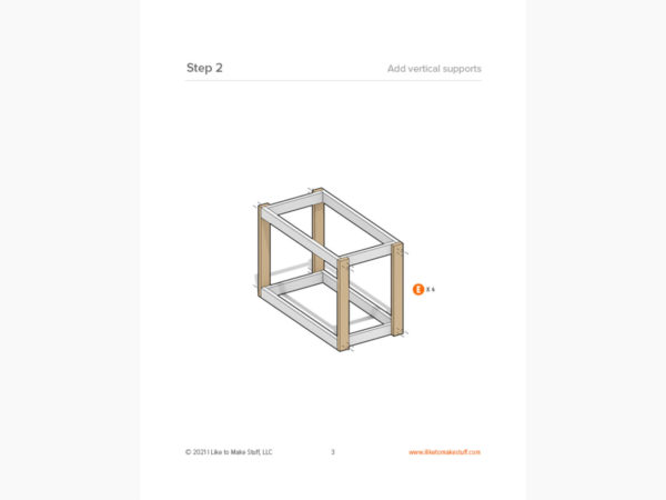 Modular Work Tables - Digital Plans - Image 5