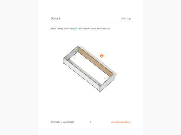 Simple Bookcase - Digital Plans - Image 4