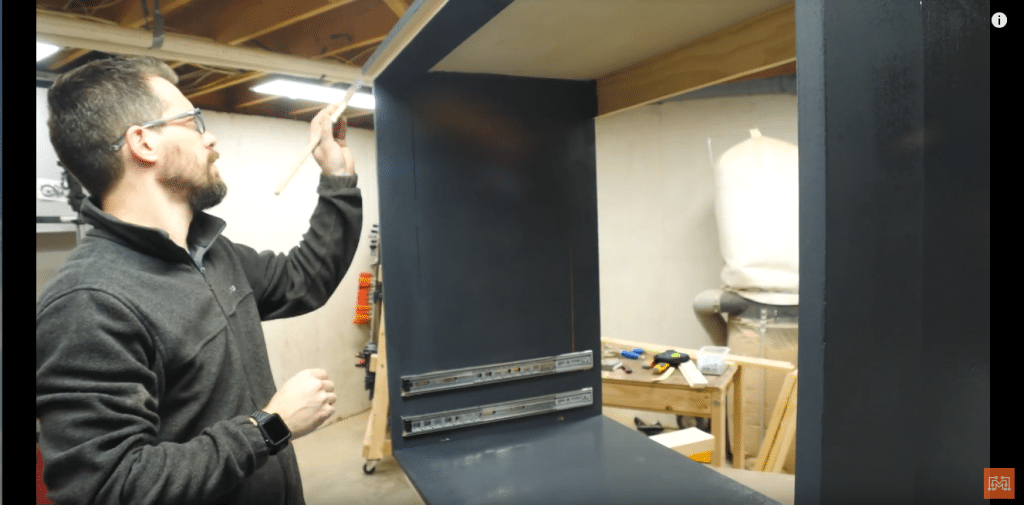 How to Make a Map Cabinet - Paint the Map Cabinet