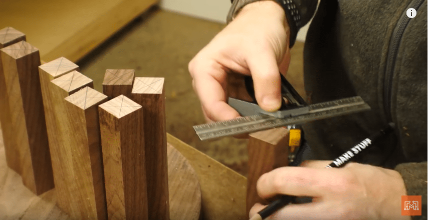 How to Make a Walnut and Brass Coat Rack - Break Down Material
