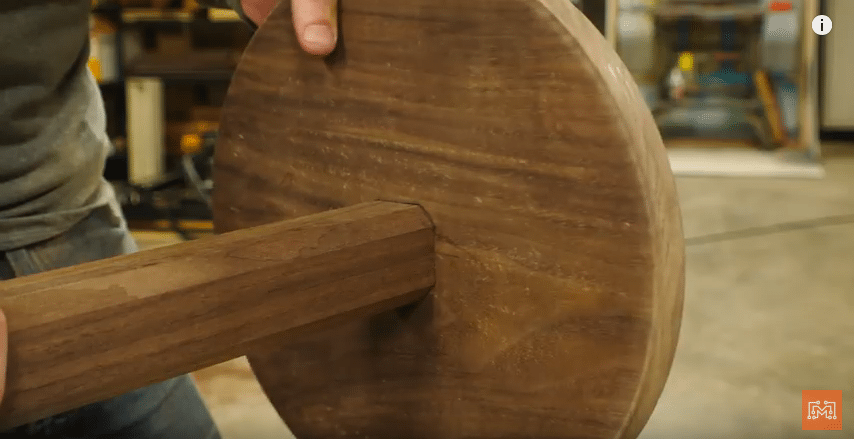 How to Make a Walnut and Brass Coat Rack-Make the Base