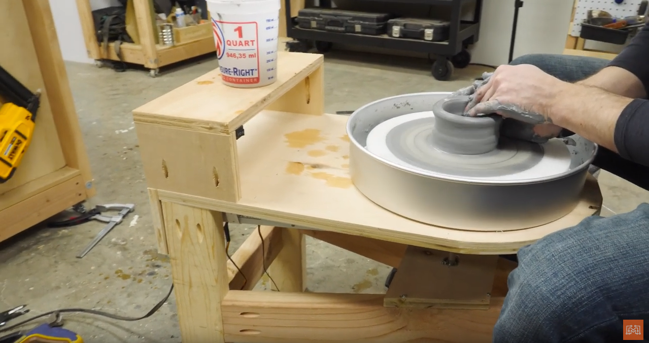 How to Make a DIY Pottery Wheel - I Like To Make Stuff