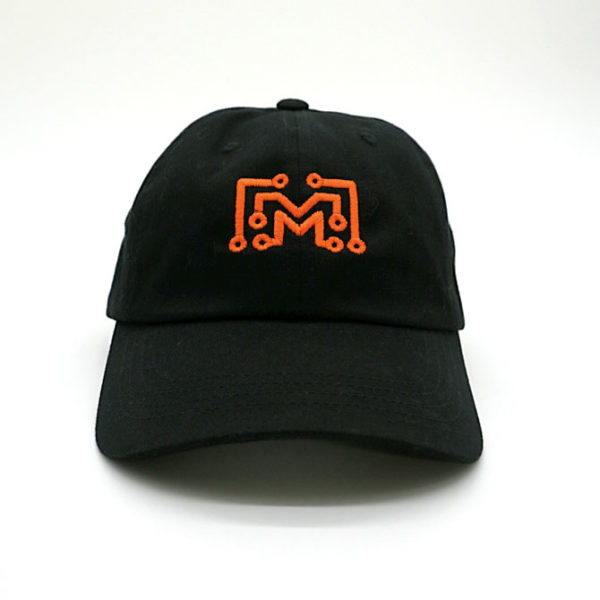 Logo Dad Hat — Black/Orange - Image 2