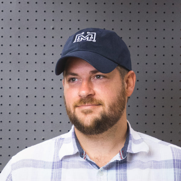 Logo Dad Hat — Navy/White