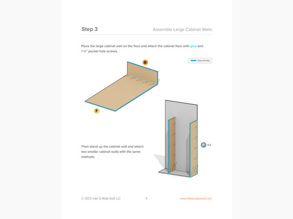 Loft Bed with Desk — Digital Plans - Image 7