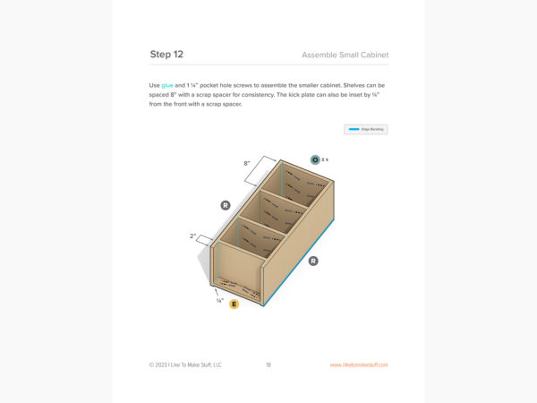 Loft Bed with Desk — Digital Plans - Image 8