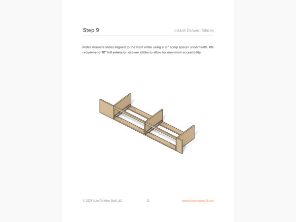 Storage Twin Bed — Digital Plans - Image 7
